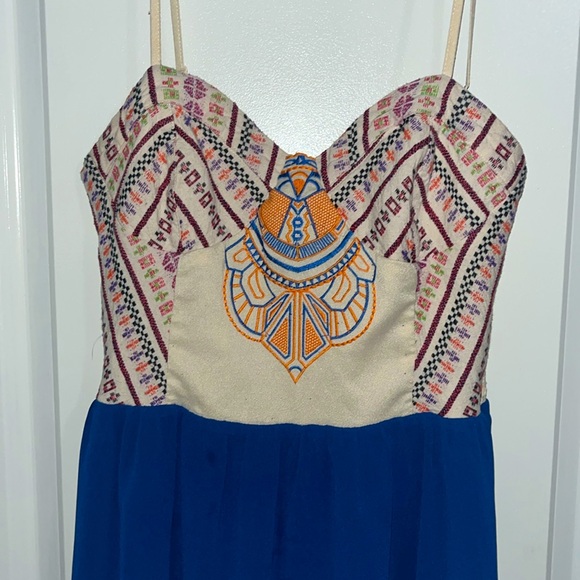 Sleeveless BOHO dress size L - Picture 2 of 3
